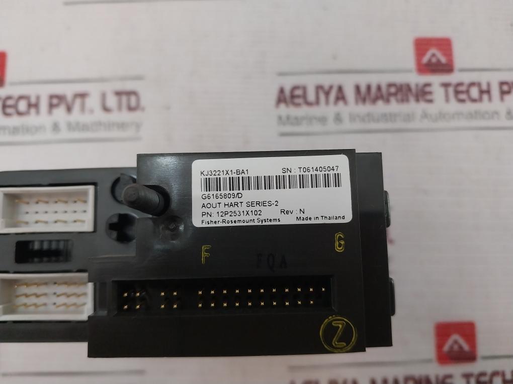 Emerson Kj3221X1-ba1 Analog Output Hart Module Set 12P2531X102 Rev: N, Series 2