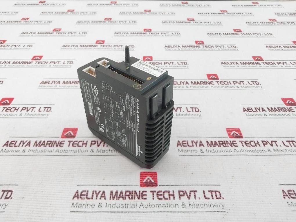 Emerson Kj3222X1-ba1 Analog Input Module 12P2532X112 Rev: M, 24Vdc, Series 2