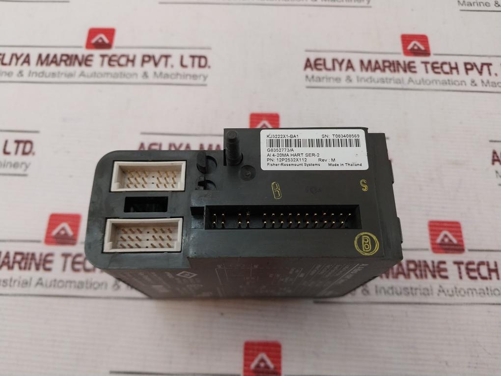 Emerson KJ3222X1-BA1 Input Module 12P2532X112 Rev: M