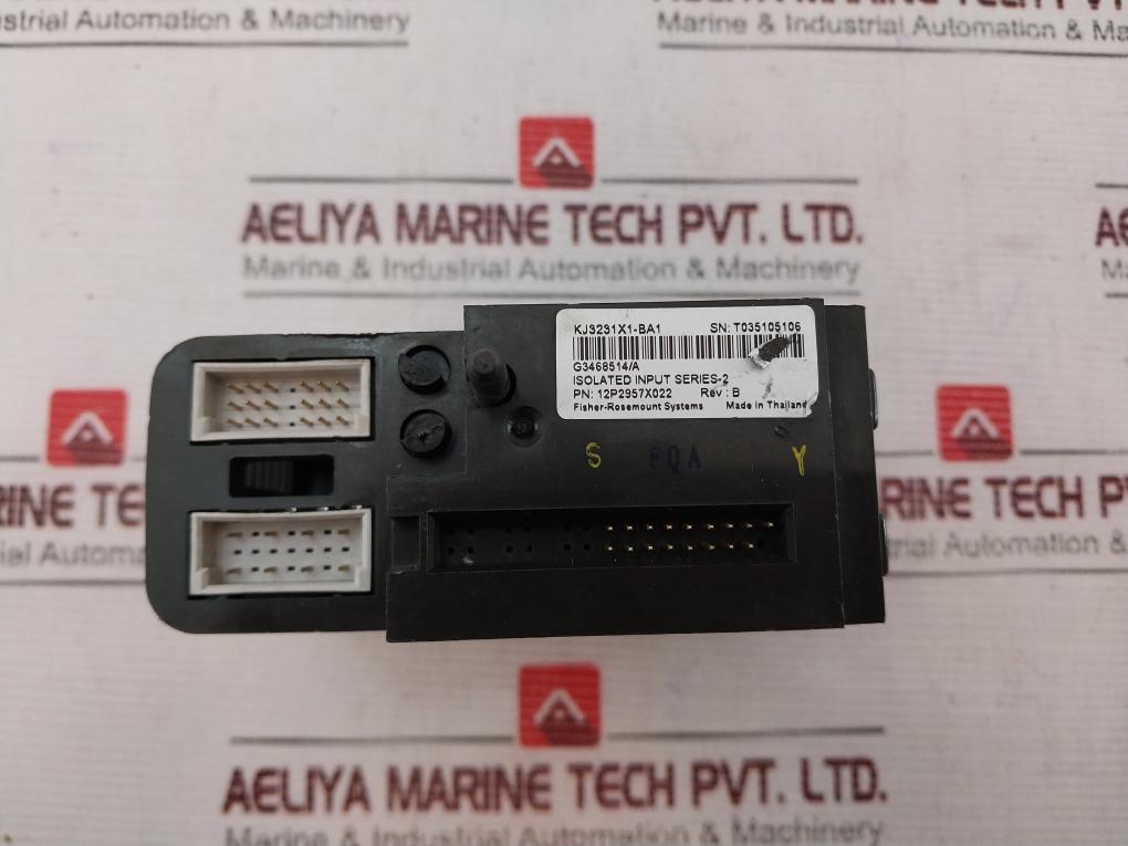 Emerson Kj3231X1-ba1 Isolated Input Module 12P2957X022 Rev: B, 12 Vdc 350Ma
