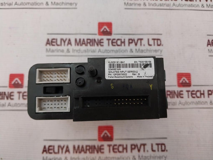 Emerson Kj3231X1-ba1 Isolated Input Module 12P2957X022 Rev: B, 12 Vdc 350Ma