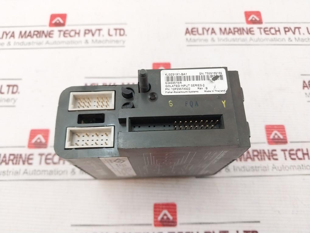 Emerson Kj3231X1-ba1 Isolated Input Module 12P2957X022 Rev: B, 12 Vdc 350Ma