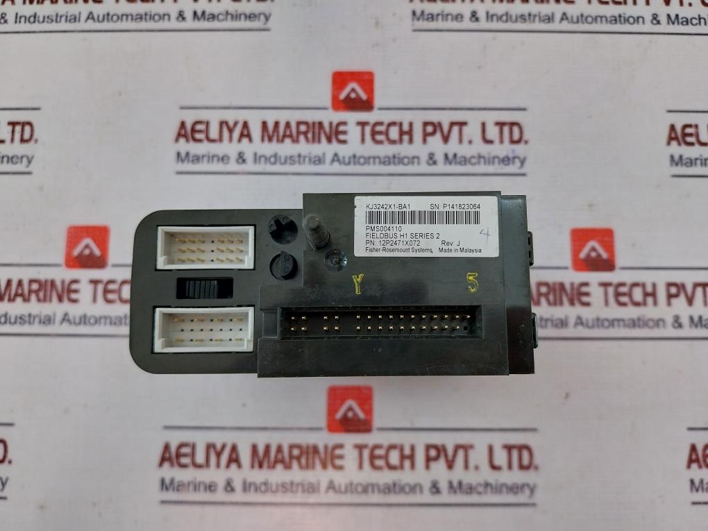 Emerson Kj3242X1-ba1 Delta V Fieldbus H1, Series 2 Card 12P2471X072, Rev: J
