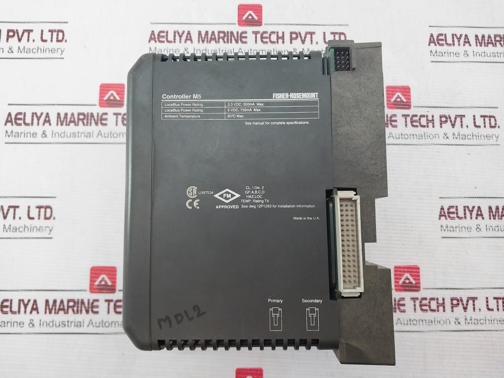 Emerson Kj4001x1-ba3 System Power Supply (Ac/dc) Controller M5 12p3378x012