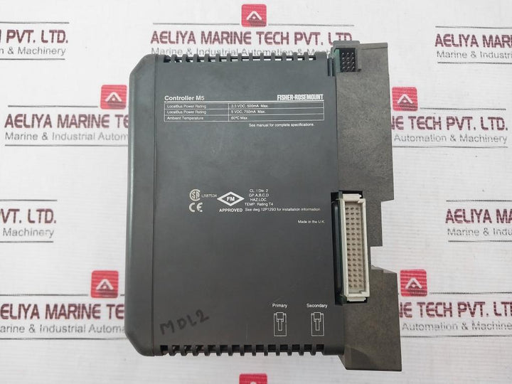 Emerson Kj4001x1-ba3 System Power Supply (Ac/dc) Controller M5 12p3378x012