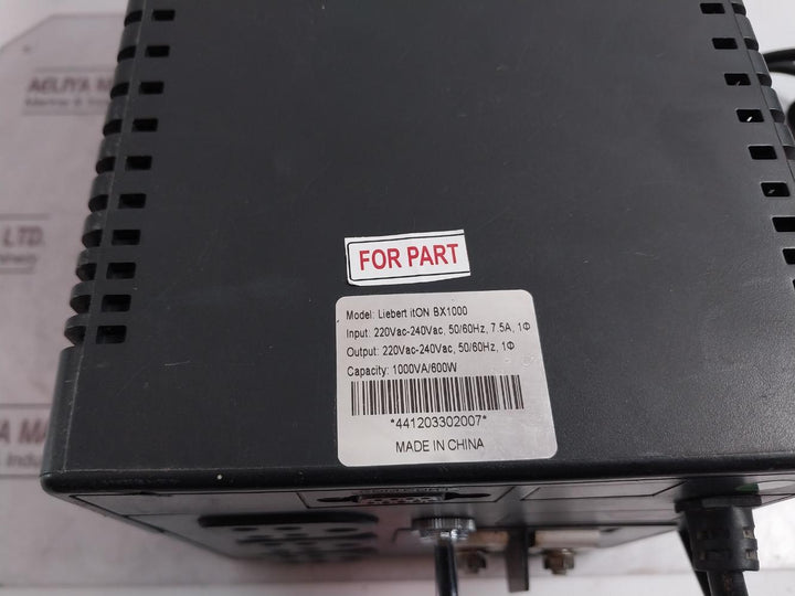 Emerson Liebert Iton Bx1000 Uninterruptible Power Supply