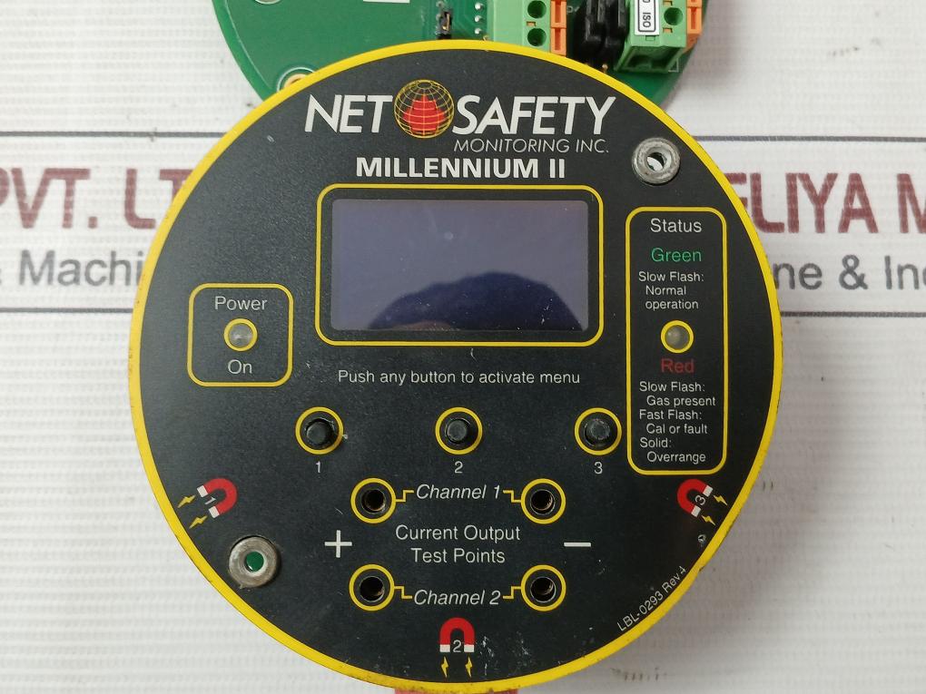Emerson Millennium Ii Display Board For Transmitter Pcb-0234/01 Frm-0126 Rev 2.2