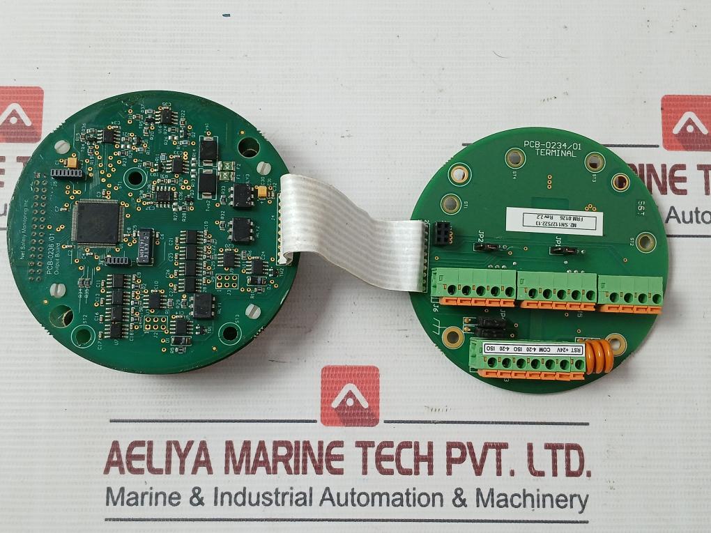 Emerson Millennium Ii Display Board For Transmitter Pcb-0234/01 Frm-0126 Rev 2.2