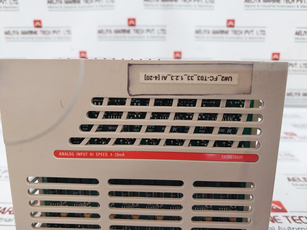 Emerson Ovation 5X00070G01 Analog Input Module 1P00018G (Minor Housing Damage)