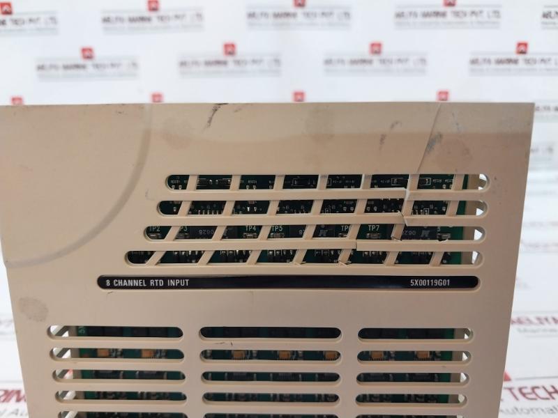 Emerson Ovation 5X00119G01 8 Channel Rtd Input 1P00026G (Minor Housing Damage)