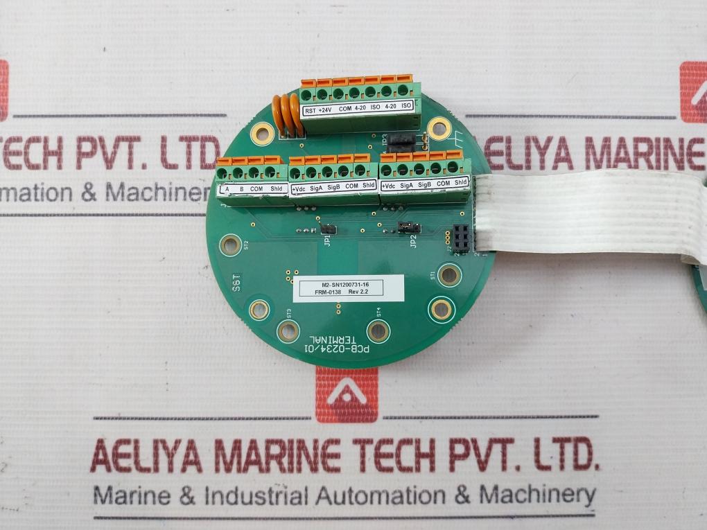 Emerson Pcb-0234/01 Output Board With Hart Terminal M2-sn1200731-16