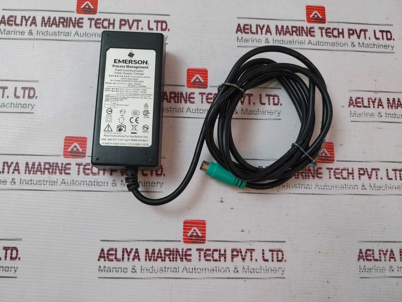 Emerson Pss40-1212 Power Supply/Charger 00475-0003-0022, 100V-240Vac 50-60Hz