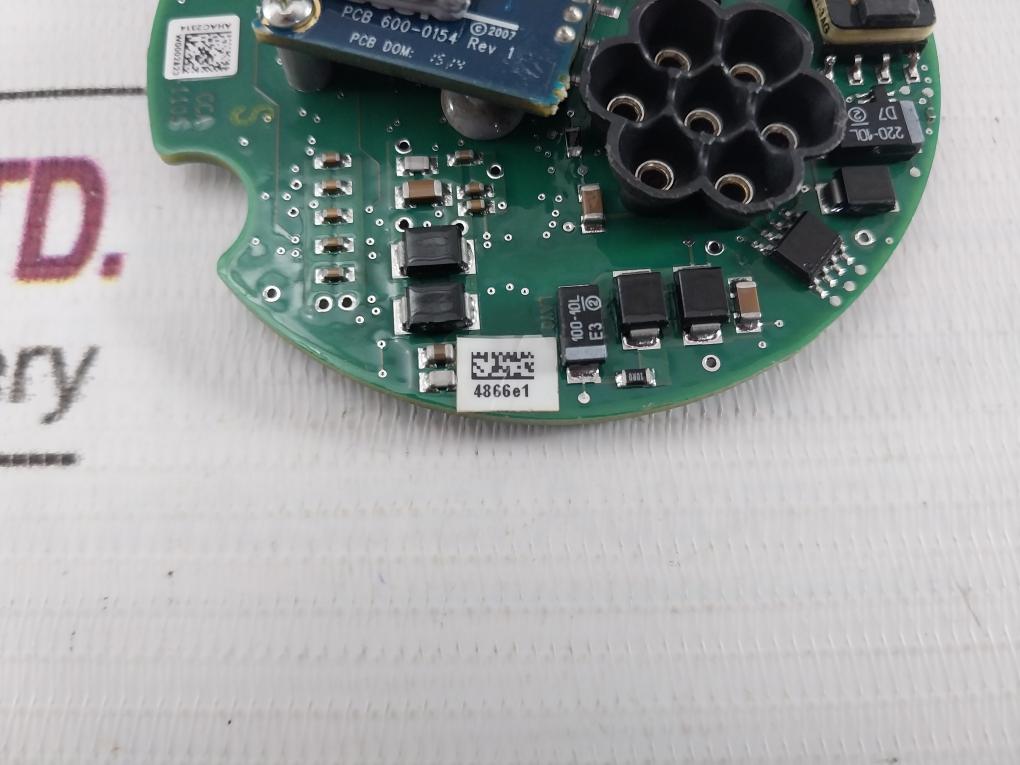 Emerson Pwb 00781-1104-0005 Printed Circuit Board Rev 1 Pcb 600-0154