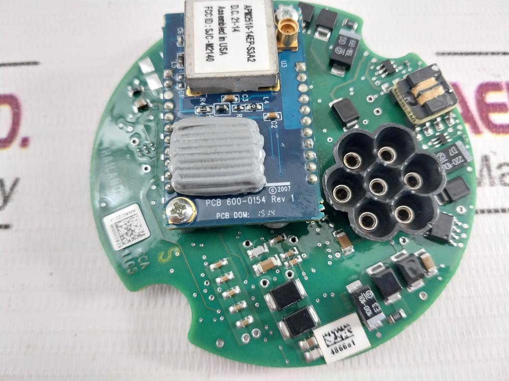 Emerson Pwb 00781-1104-0005 Printed Circuit Board Rev 1 Pcb 600-0154