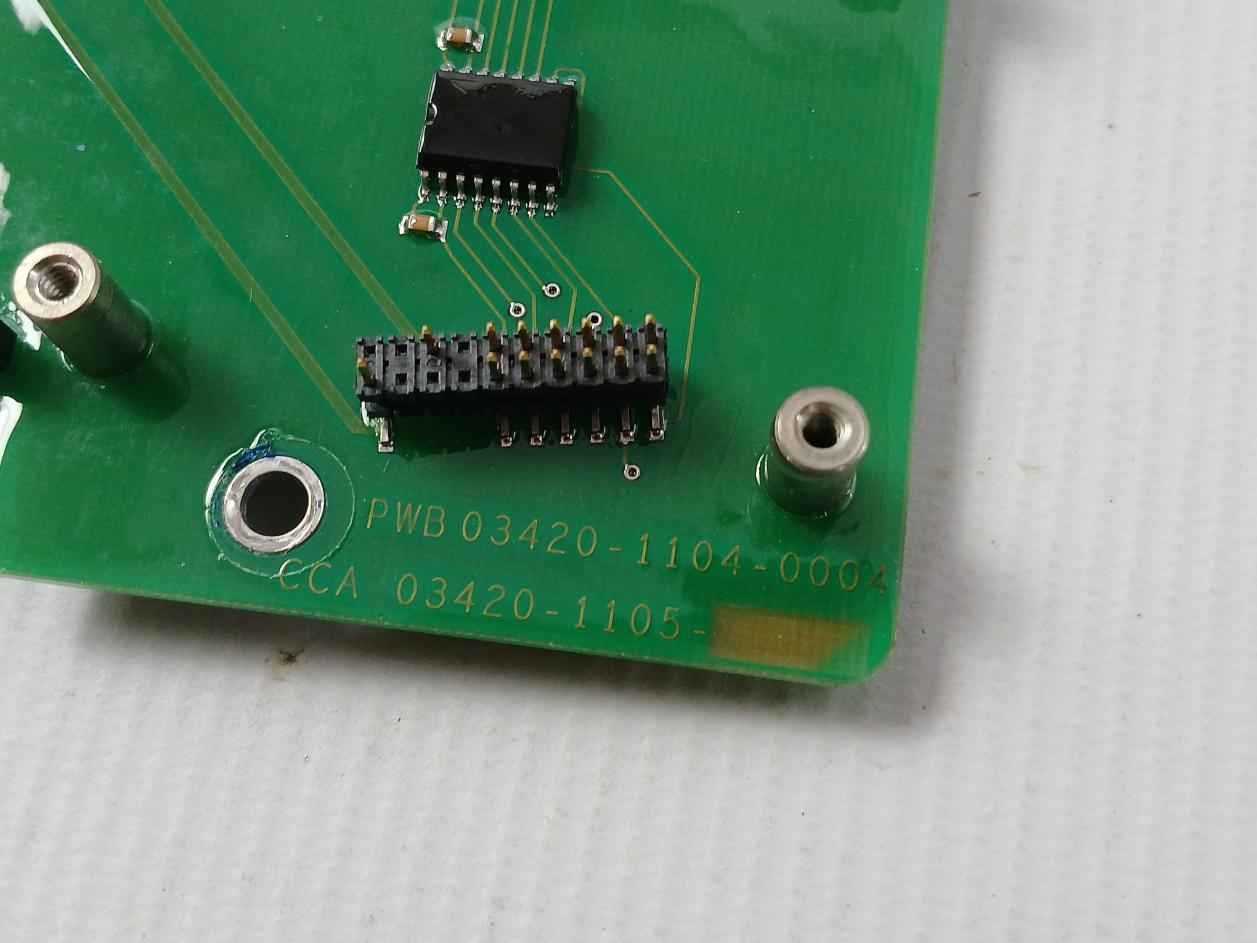 Emerson Pwb 03420-1104-0004 Printed Circuit Board Cca 03420-1105