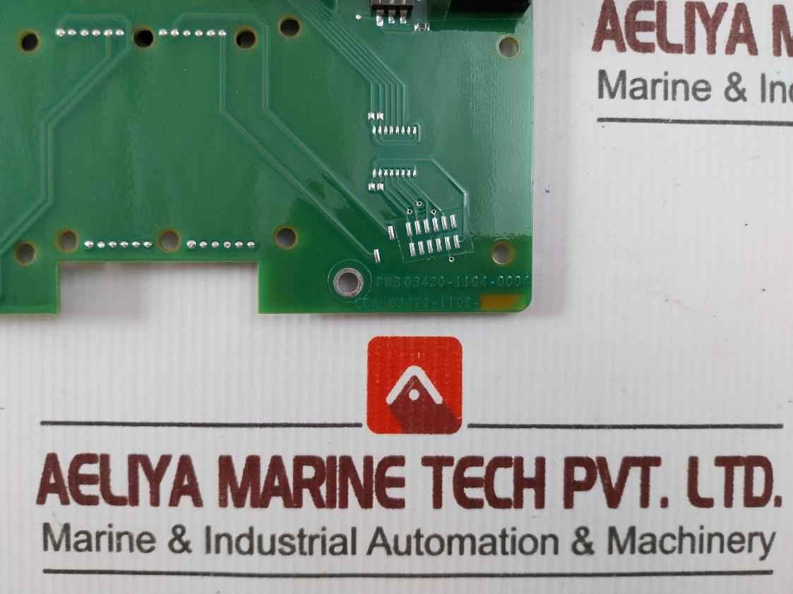 Emerson Pwb 03420-1104-0004 Printed Circuit Board Cca 03420-1105