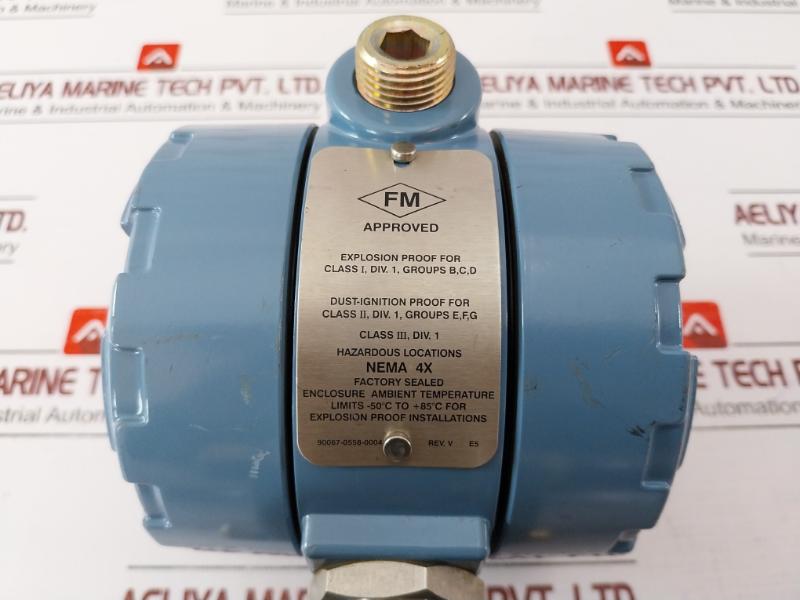 Emerson Rosemount 1151 Smart Pressure Transmitter, Dp/gp, 4-20ma, 140 Bar