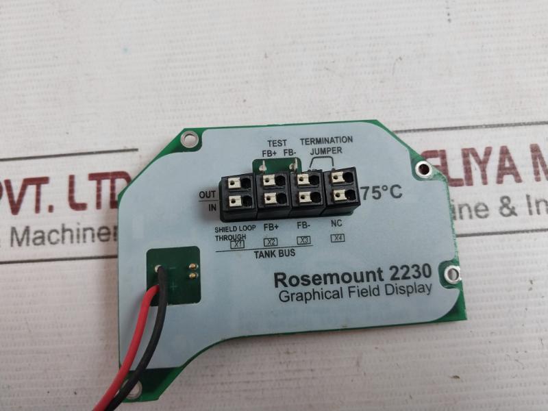 Emerson Rosemount 2230 Graphical Field Display Tank Radar Ab 94V-0