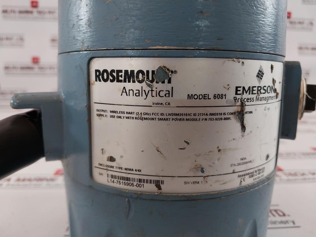 Emerson Rosemount Analytical 6081 Wireless Transmitter 753-9220-0001