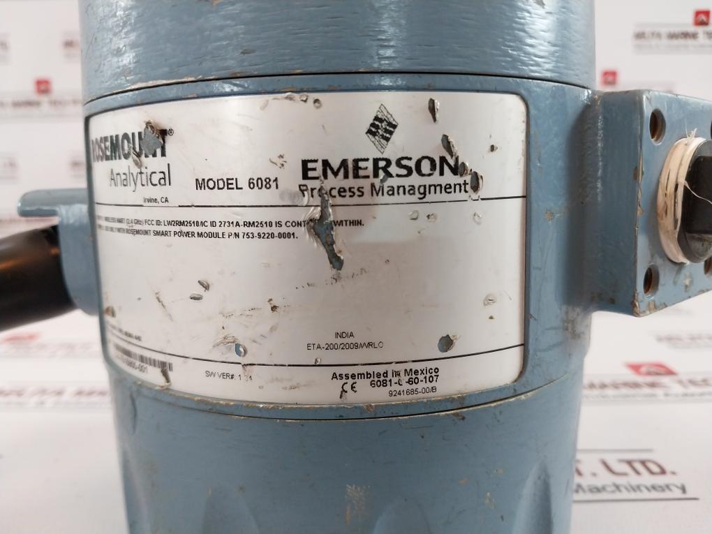 Emerson Rosemount Analytical 6081 Wireless Transmitter 753-9220-0001