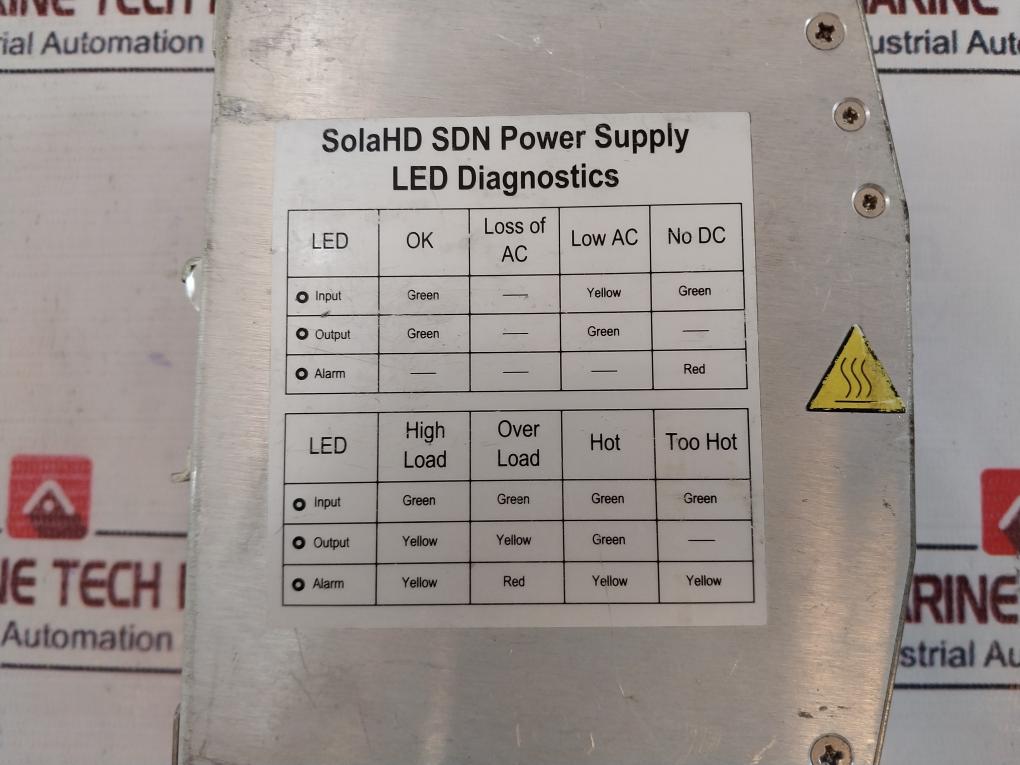 Emerson Sdn 10-24-100C Sola Power Supply 50/60Hz