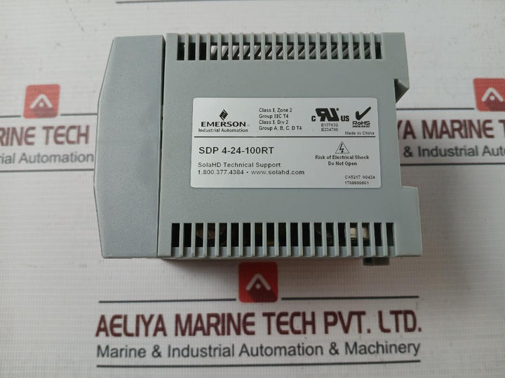 Emerson Sdp 4-24-100Rt Din Rail Power Supply 24 Vdc/4.2 A 24-28V 50/60 Hz