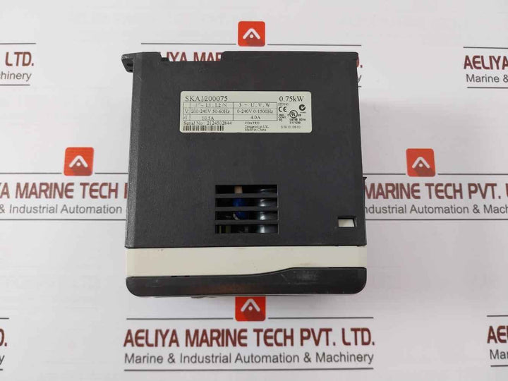 Emerson Ska1200075 Ac Inverter Drive 200-240V 50-60Hz 10.5 A E171230
