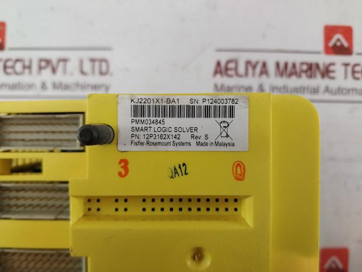 Emerson Sls 1508 Deltav Smart Logic Solver Kj2201X1-ba1 12P3162X142