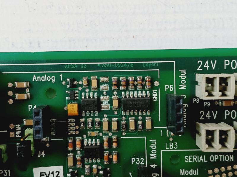 Emerson Xpsa 02 43500930 Printed Circuit Board E322822 24v