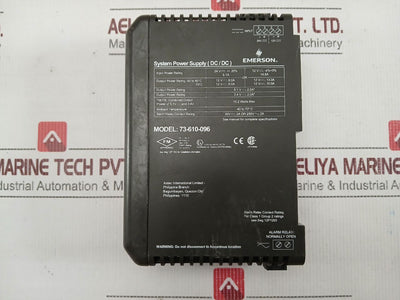 Emerson 73-610-096 System Power Supply (Dual Dc/Dc) -40 To 60°C 10.2W