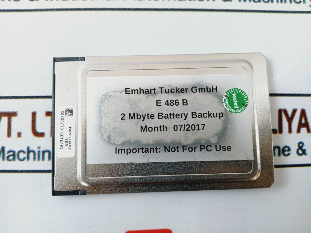 Emhart Tucker E 486 B 2 Mbyte Battery Backup
