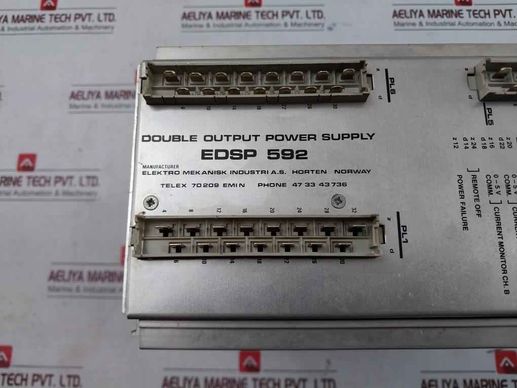 Emi Edsp 592 Double Output Power Supply 220 Vac