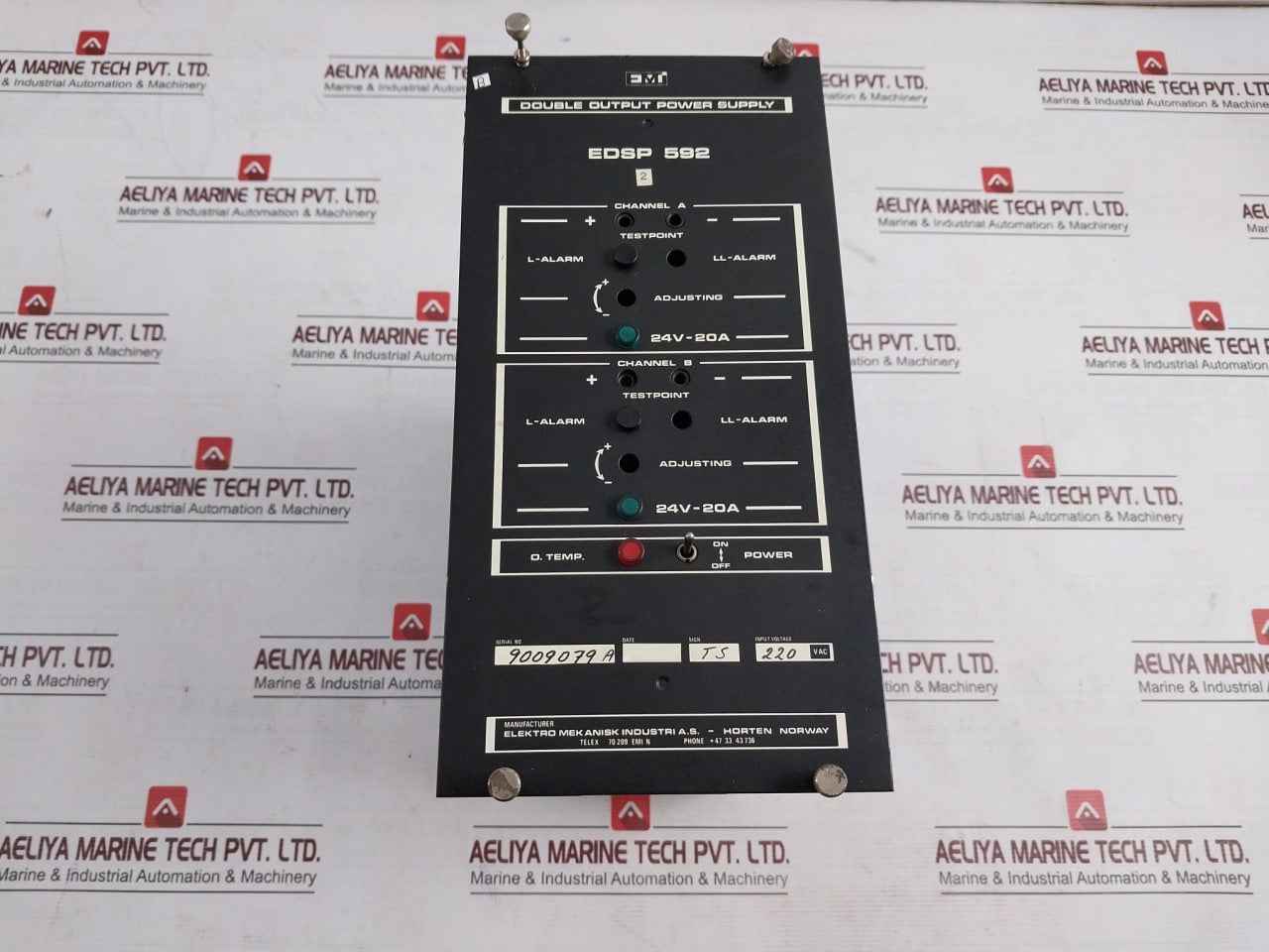 Emi Edsp 592 Double Output Power Supply 230 Vac/220 Vac