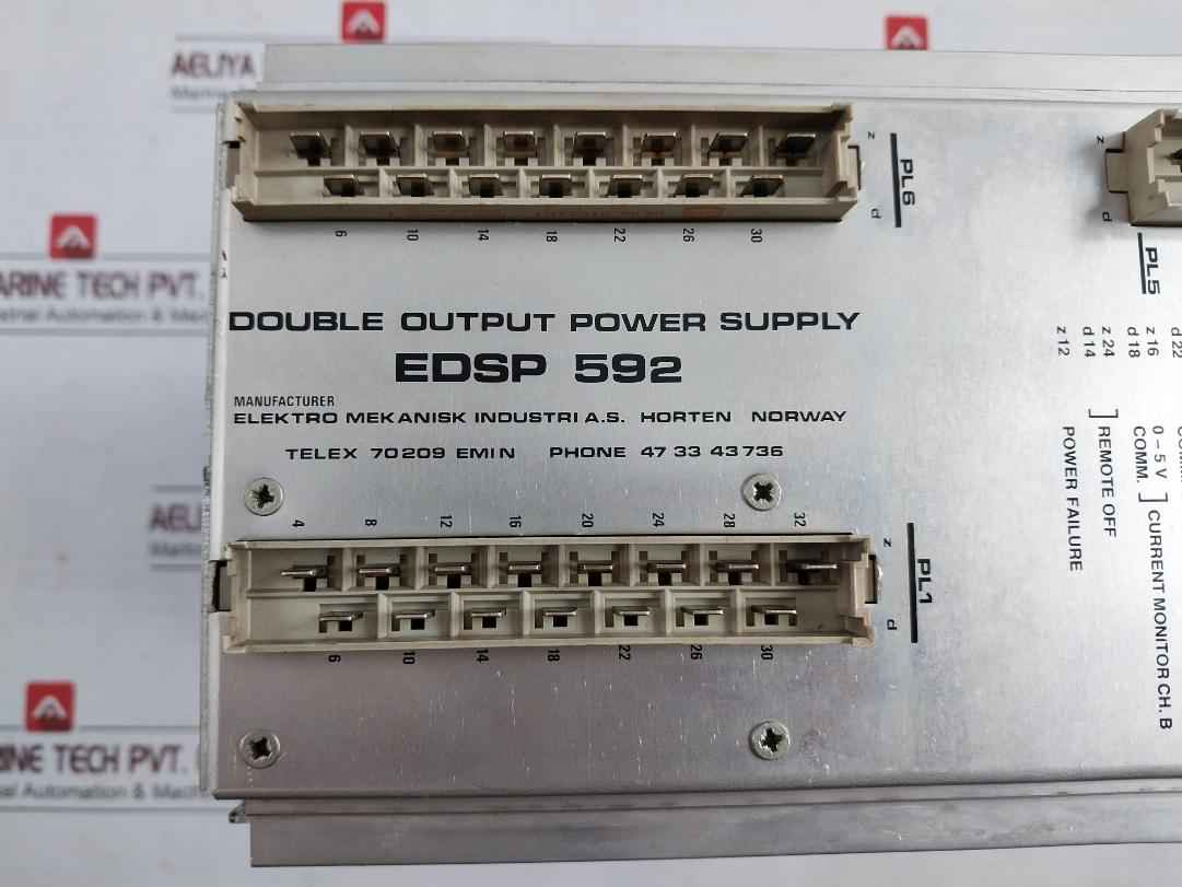 Emi Edsp 592 Double Output Power Supply 230 Vac/220 Vac