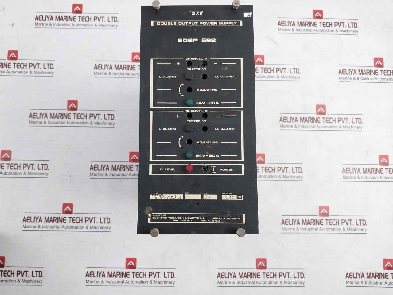 Emi Edsp 592 Double Output Power Supply 230 Vac/220 Vac
