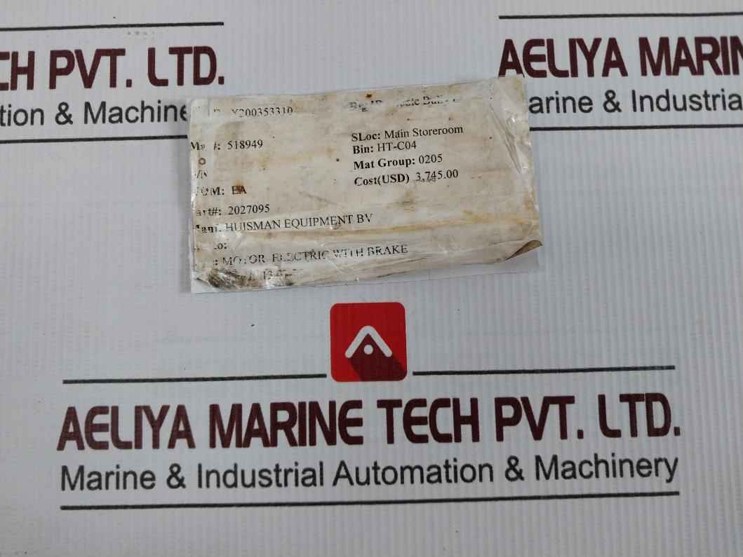 Emod Motoren Smo100l/4a Electric Motor With Brake 480v En60034 10007045a