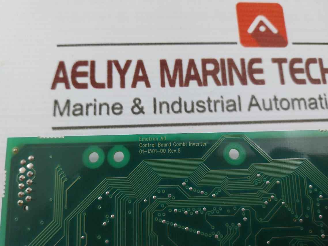 Emotron 01-1501-00 Control Board Combi Inverter Module Rev 8 E246995