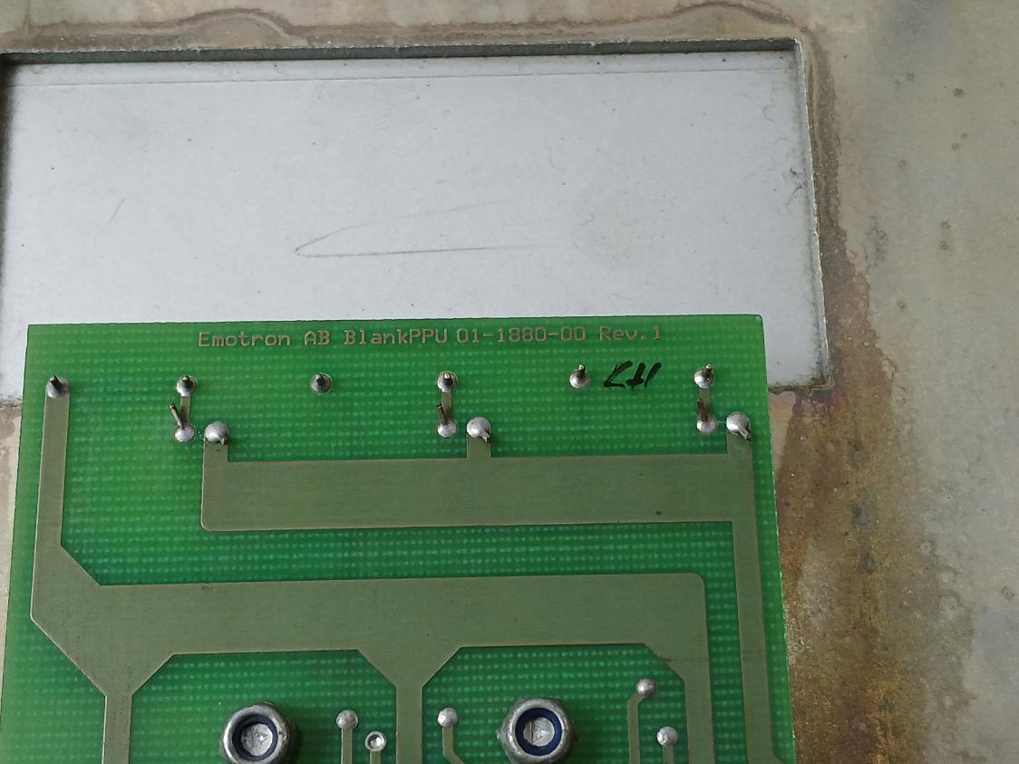 Emotron 01-1880-00 Blankppu Dummy Module Rev 1 F/ Drive/Control Cabinet Slotemotron 01-1880-00