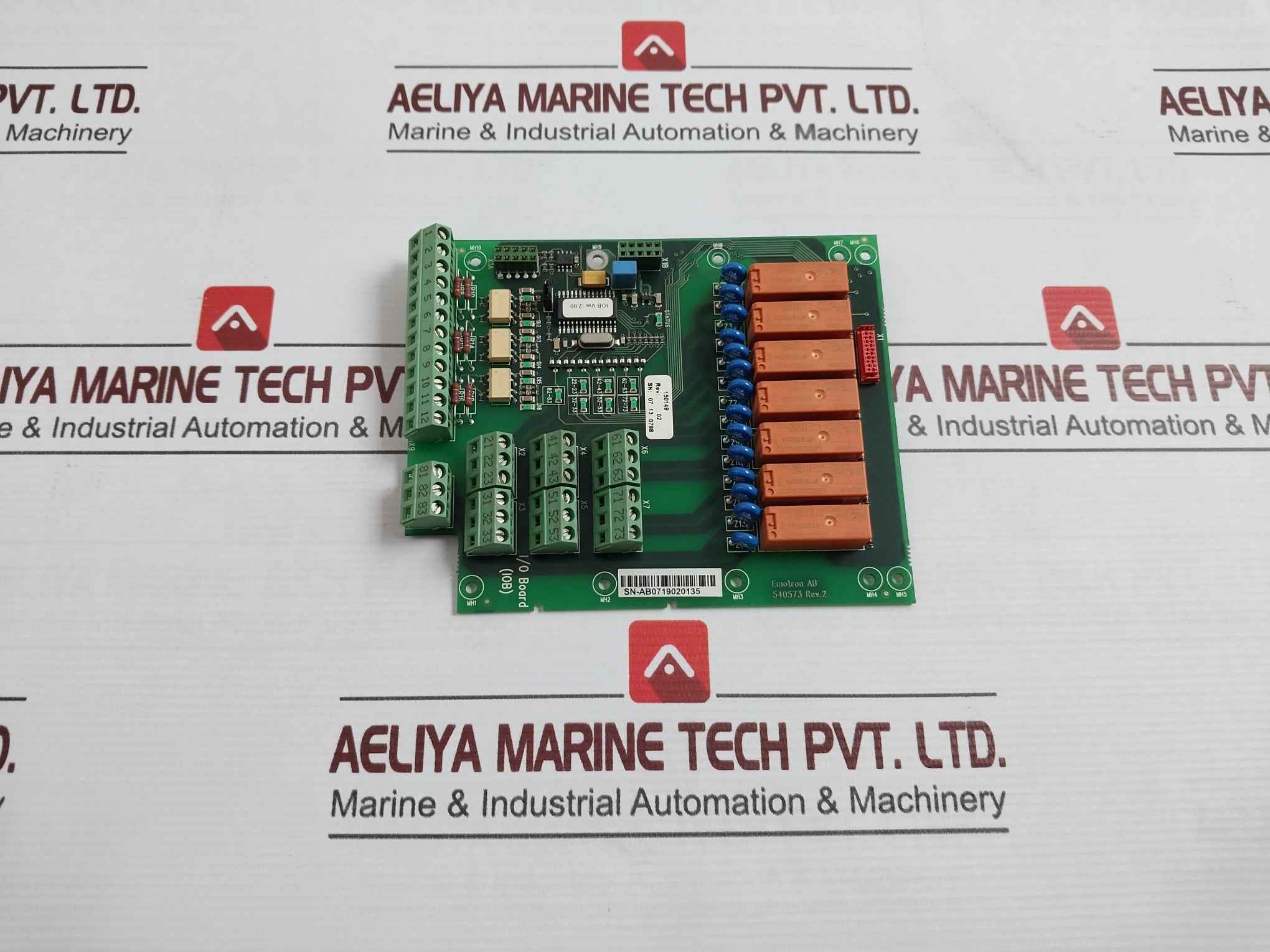 Emotron 540573 I/O Printed Circuit Board Rev 02