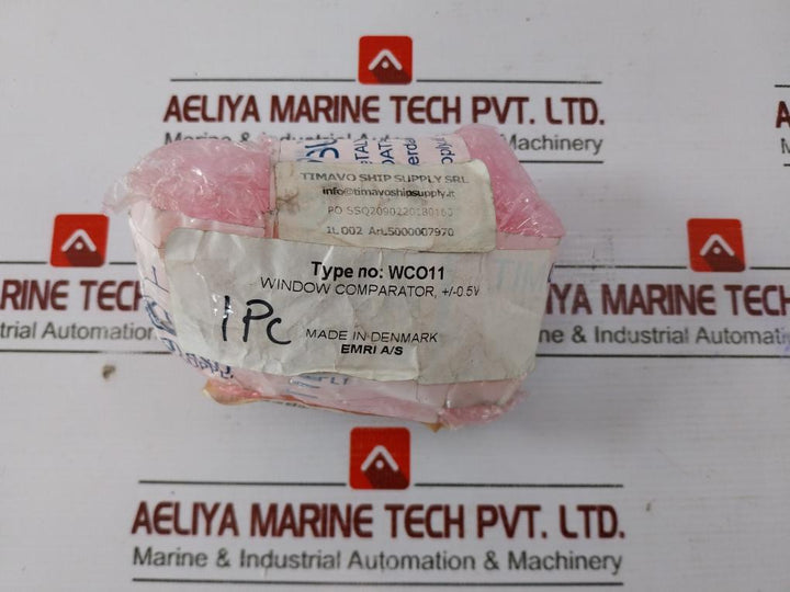 Emri A/s Wco01 Window Comparator ±0.5v Rev. 1