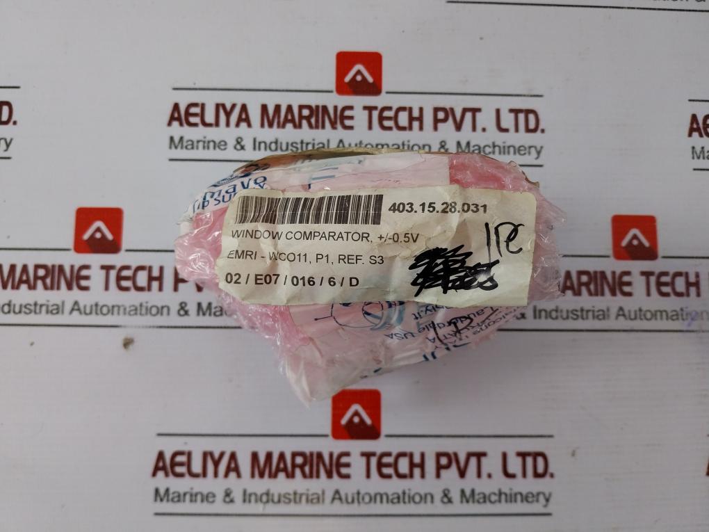 Emri A/s Wco01 Window Comparator ±0.5v Rev. 1