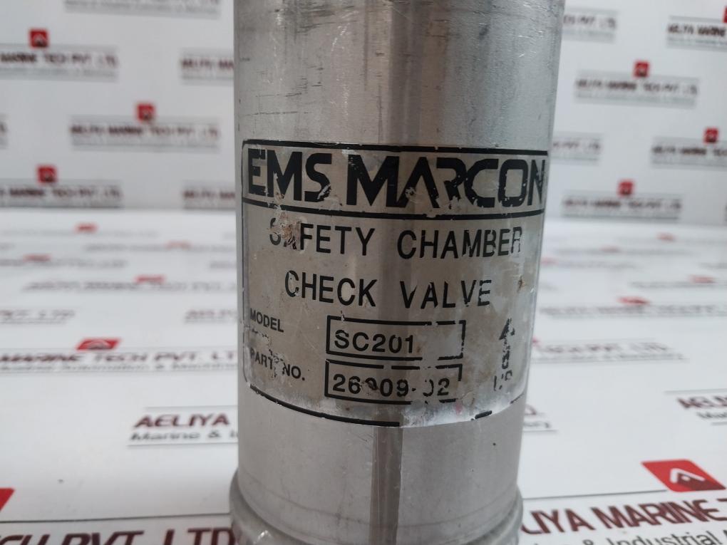 Ems Marcon Sc201 Safety Chamber Check Valve 26009-02