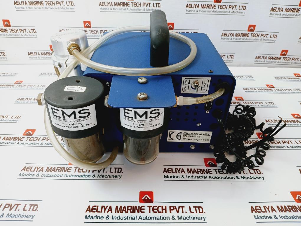 Ems Model 5003 Exhaust Gas Analyzer Ems-5372/ Ems-5370 100 Psig