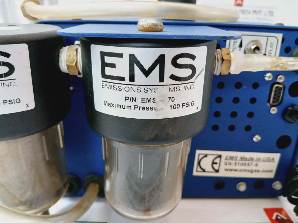 Ems Model 5003 Exhaust Gas Analyzer Ems-5372/ Ems-5370 100 Psig