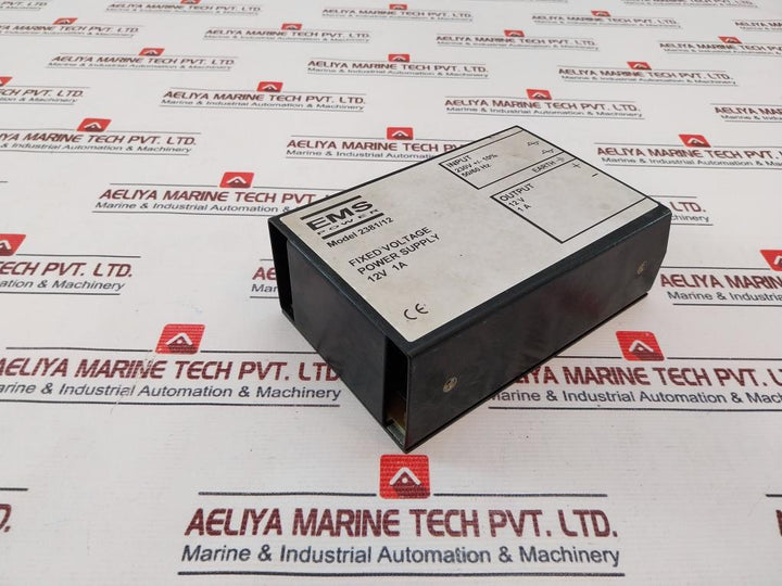 Ems Power 2381/12 Fixed Voltage Power Supply 12V 1A