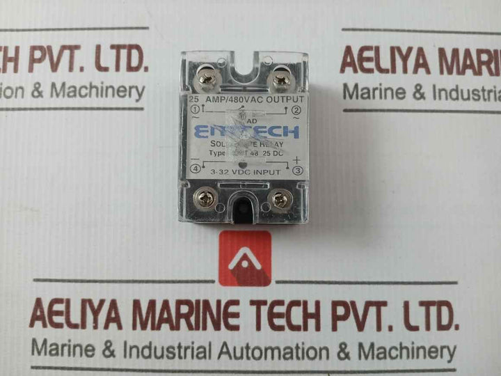 Emtech Emt 48 25 Dc Solid State Relay 3-32 Vdc Input 25 Amp / 480Vac Output