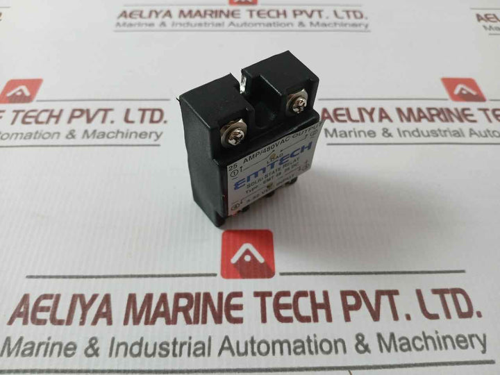 Emtech Emt 48 25 Dc Solid State Relay 3-32 Vdc Input 25 Amp / 480Vac Output