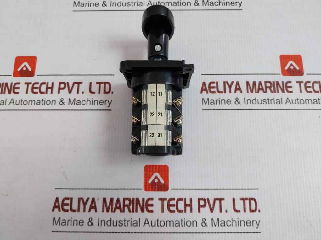En 3X Rotary Cam Switch 600V 15A Seiko Electric
