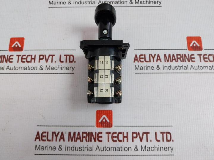 En 3X Rotary Cam Switch 600V 15A Seiko Electric