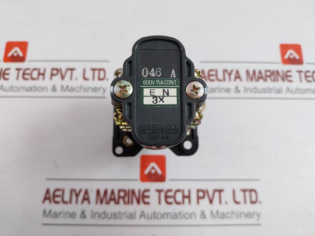 En 3X Rotary Cam Switch 600V 15A Seiko Electric